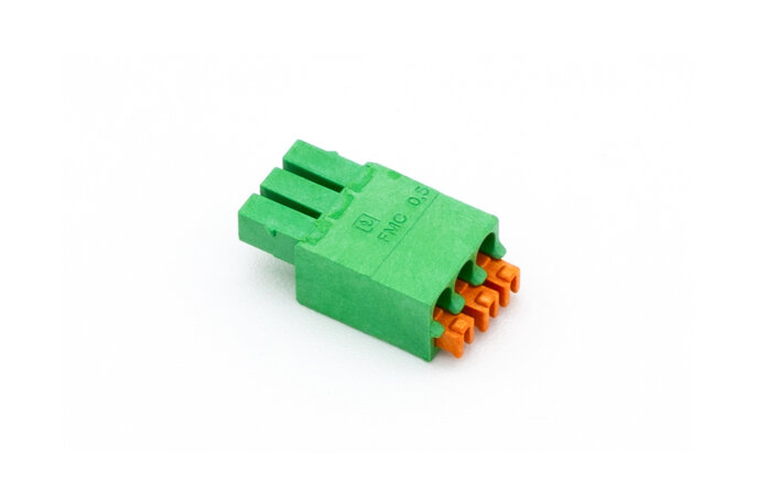 Push-Steckklemme Grün 3fach
