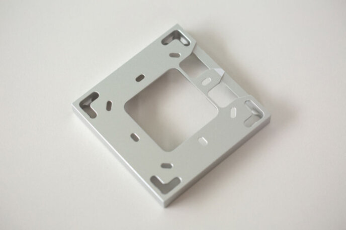 Montagerahmen 1-fach Silber