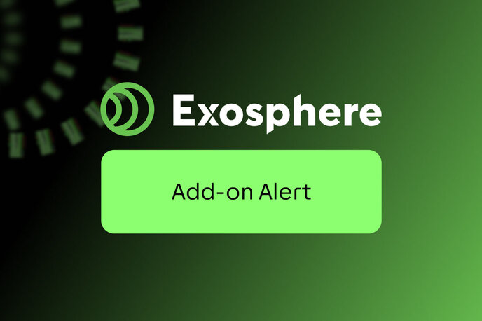 Exosphere Add-on Alert (1000 SMS, 1 Jahr)