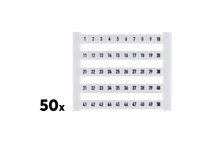 Weidmüller Klemmenmarkierer DEK 1-50 (50 Stk.)
